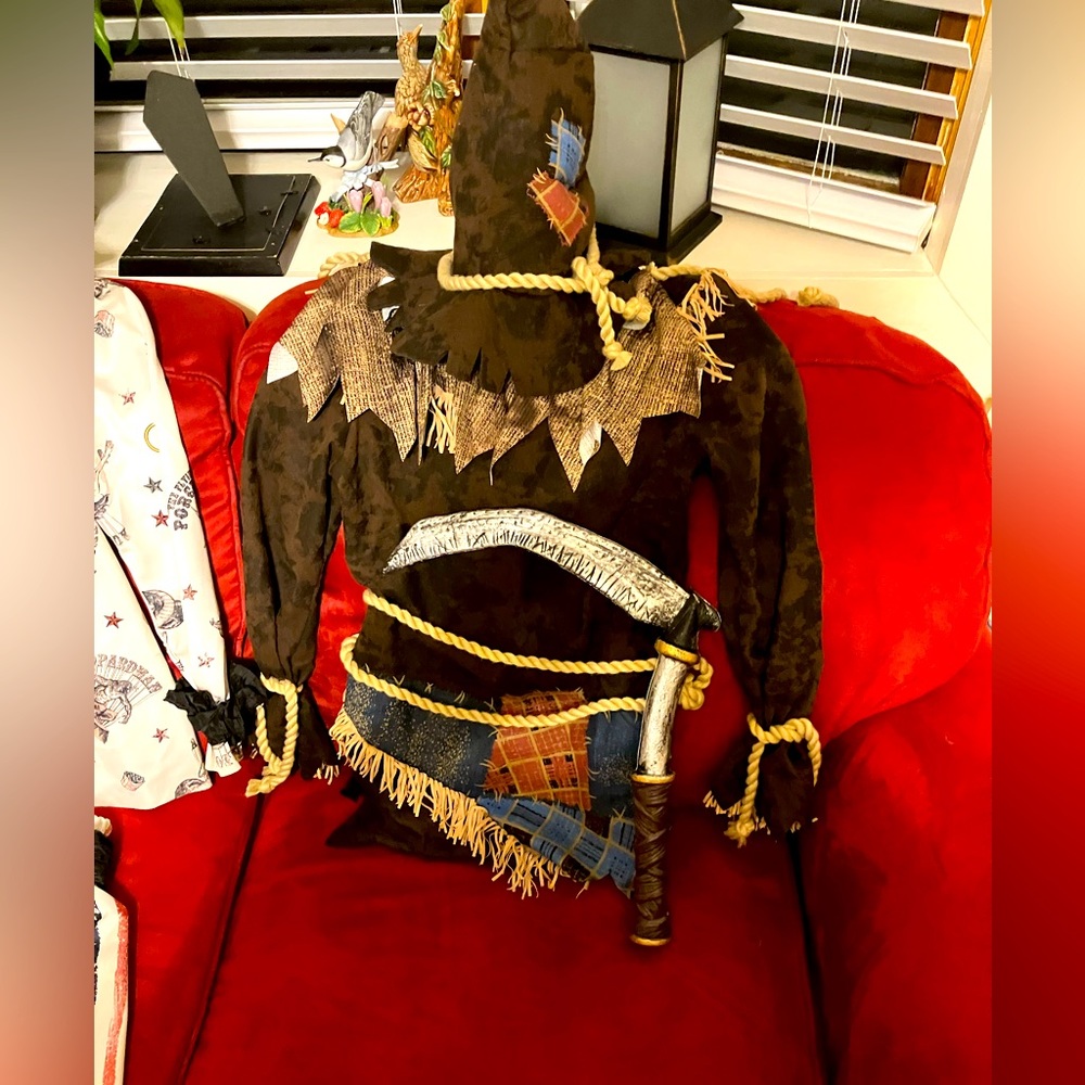 Kids size Medium Scarecrow Costume